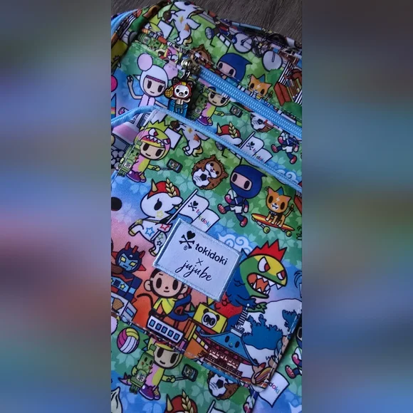 Tokidoki x JuJuBe Be Right Back Diaper Bag Backpack + Changing Pad | Rare Collab - Picture 14 of 14